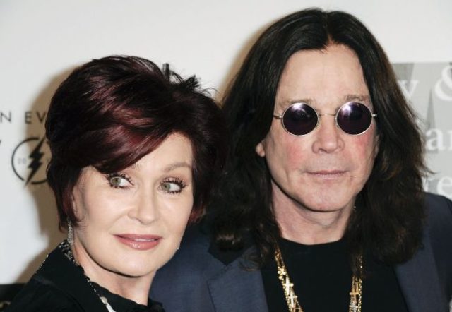 Sharon Osbourne, vľavo a Ozzy Osbourne
