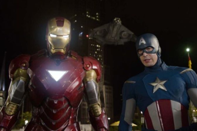 Zábery z filmu Avengers