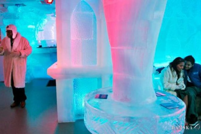 Prvý ľadový bar v New Yorku pomáha pokoriť letné horúčavy
