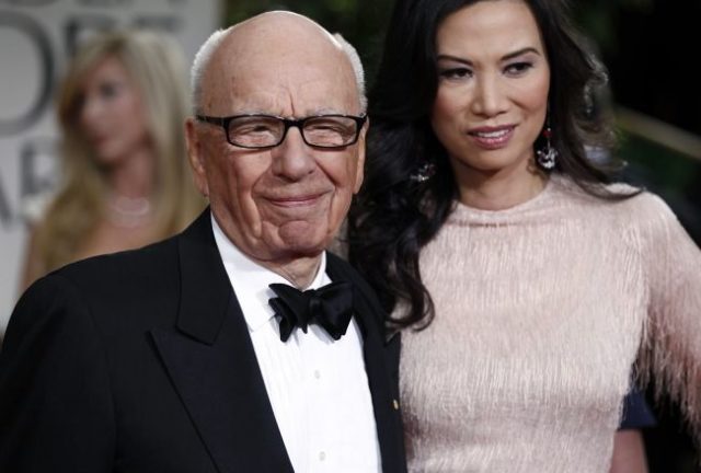 Rupert Murdoch s manželkou Wendi Deng