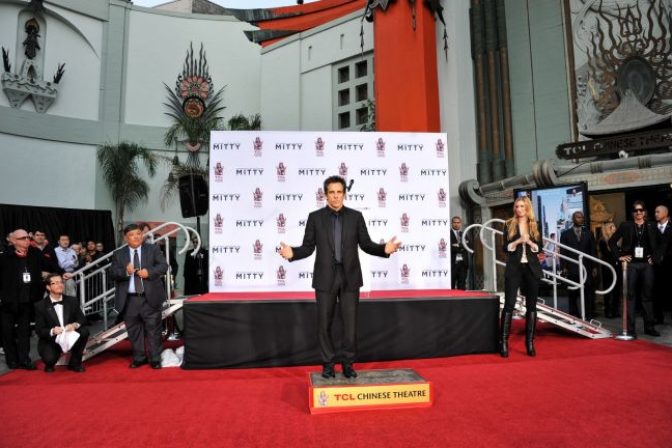 Ben Stiller zanechal odtlačky v Hollywoode