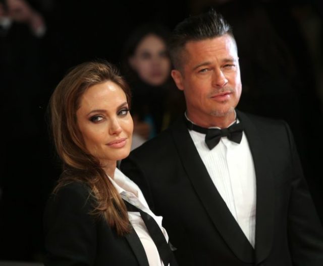 Angelina Jolie a Brad Pitt na cenách BAFTA