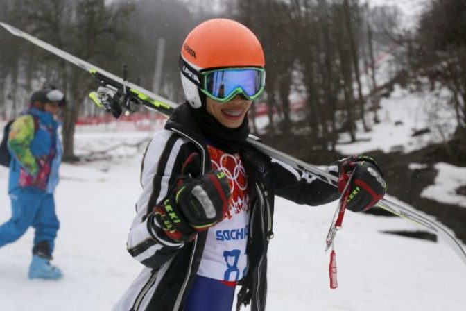 Virtuózka Vanessa Mae na zimných olympijských hrách v Soči