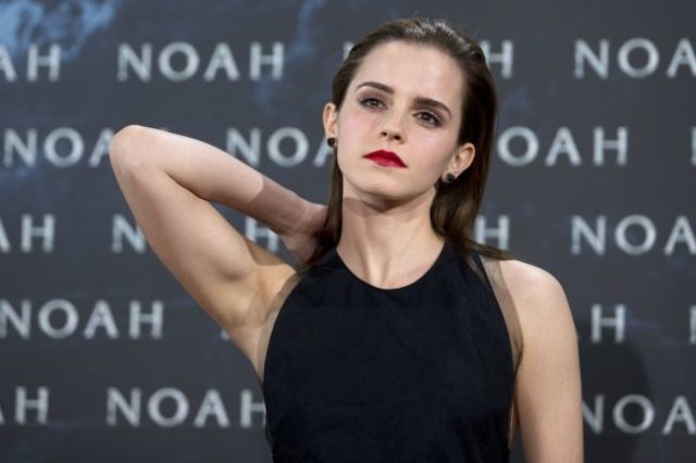 Emma Watson na premiére filmu Noah v Berlíne