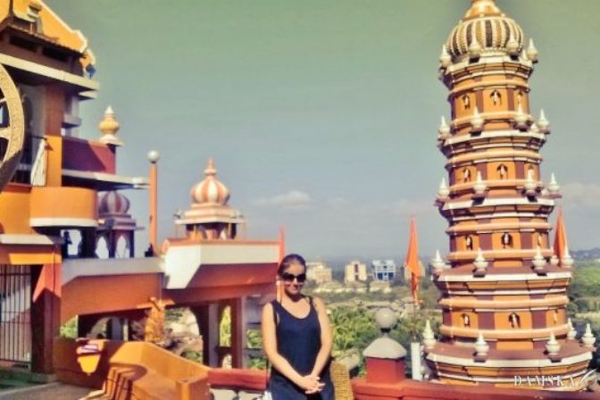 Katka Knechtová na výlete v Indii