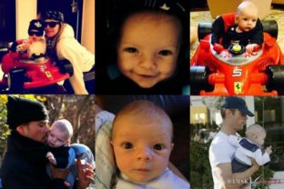 Fergie, jej manžel Josh Duhamel a ich spoločný synček Axl Jack