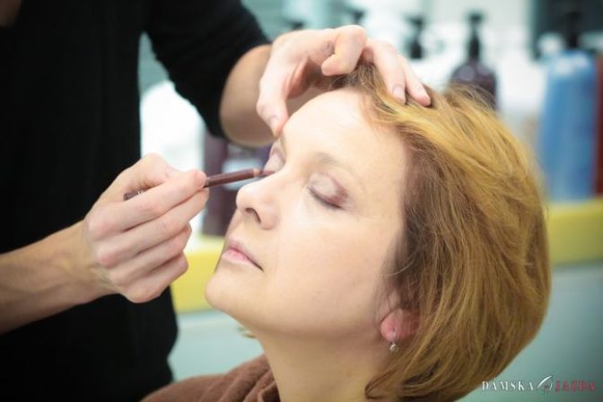 Premena pani Ľubka Salón krásy Les Palisades - Make up