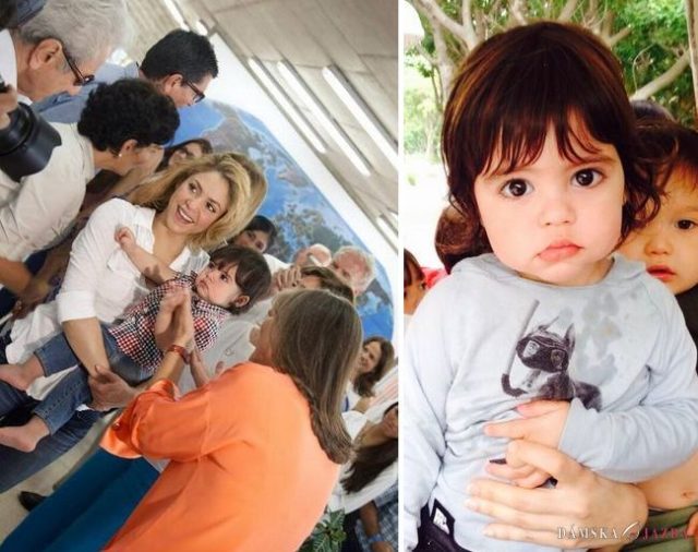 Shakira a jej syn Milan