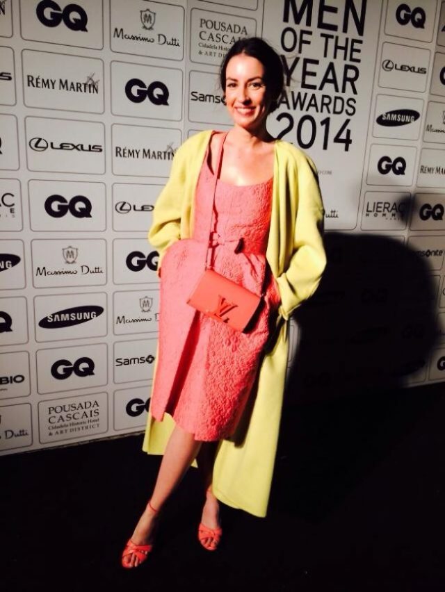 Tamara Heribanová na udeľovaní cien časopisu GQ v Portugalsku