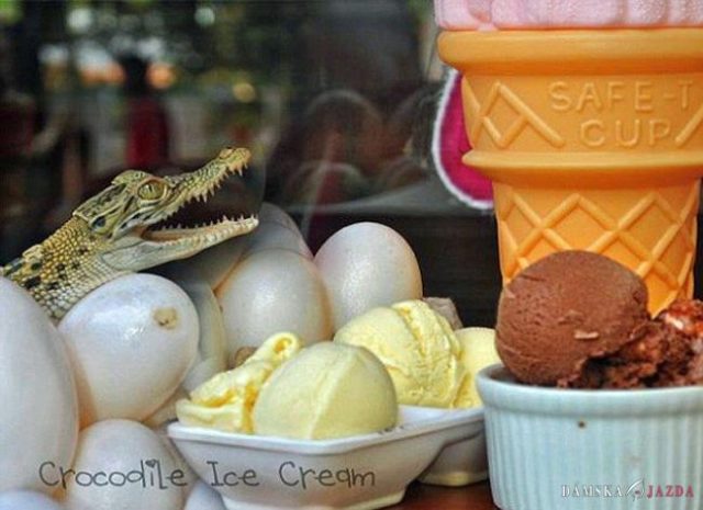 Reštaurácia na Filipínach láka hostí na krokodíliu zmrzlinu