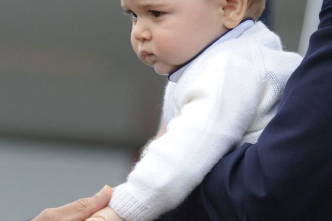 Princ George na svojej prvej oficiálnej návšteve, Nový Zéland