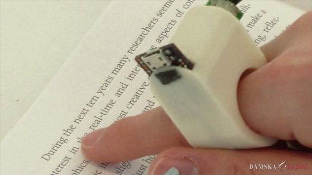 Vedci vytvorili prsteň, ktorý umožní nevidiacim čítať