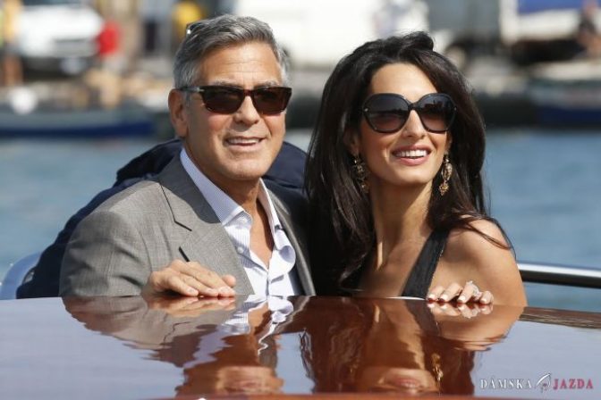Svadba George Clooneyho a Amal Alamuddin v Benátkach
