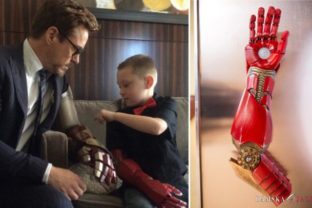 Robert Downey Jr. daroval chlapcovi bionickú protézu