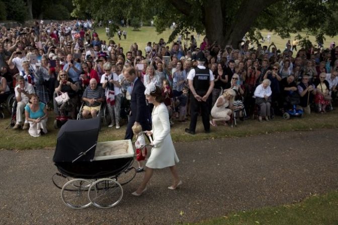 Británia žila krstom princeznej Charlotte