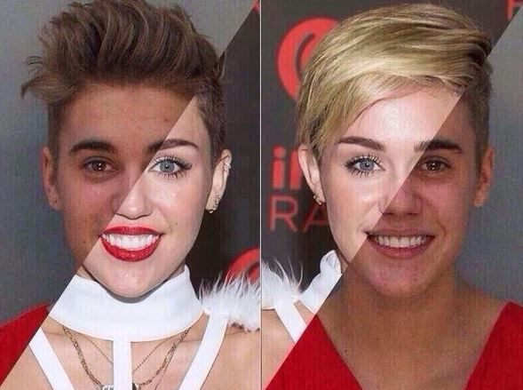 Justin Bieber a Miley Cyrus
