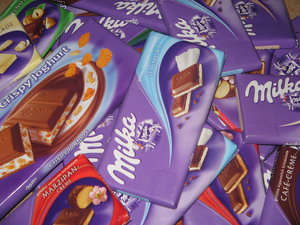 Milka.jpg, čokolády