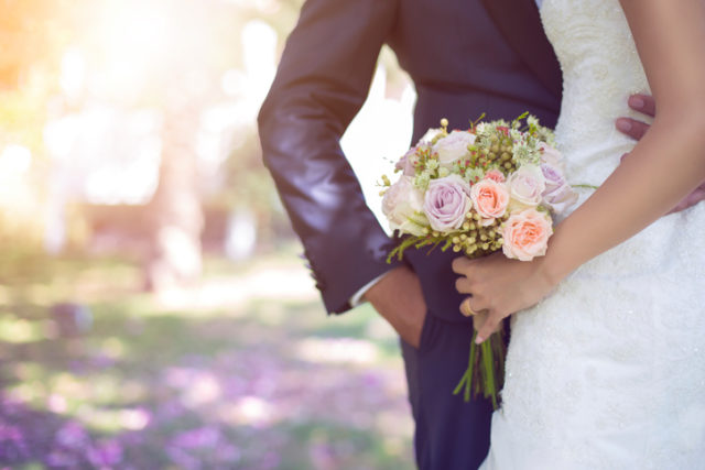 Svadba, nevesta a ženich, manželstvo, svadobná kytica