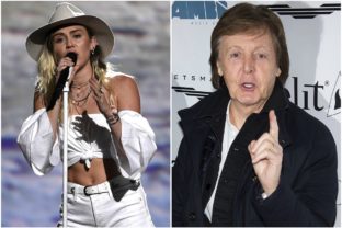 Miley Cyrus a Paul McCartney