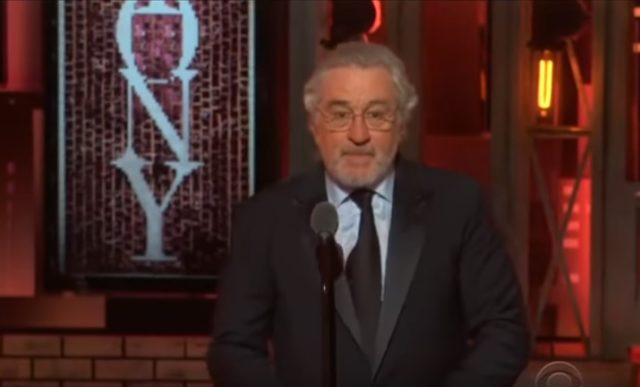 Robert De Niro na cenách Tony Awards