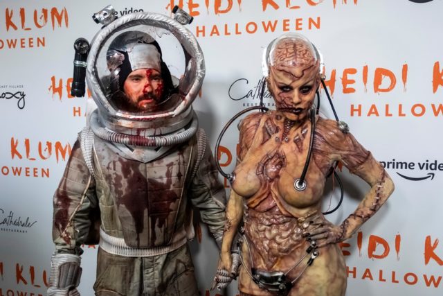 Heidi Klum a jej manžel Tom Kaulitz, Halloweenska party